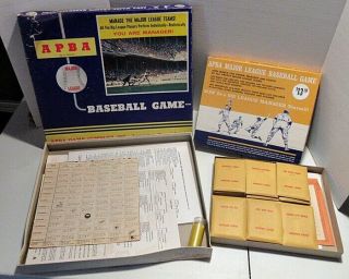 Apba Major League Baseball 1974 Edition (1973 Season).  Complete Set