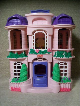 Fisher - Price Sweet Streets Townhouse Doll House,  Pink/purple,  Cute