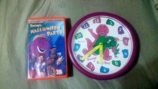 Barney And Friends Wall Clock With Second Hand Armitron Quartz,  Movie
