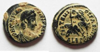 Zurqieh - As5862 - Desert Patina: Constantius Ii Ae 3,  Alexandria