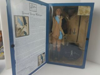 Sideshow General George Washington 12 " Figure Fife & Drum Rare Boxed Set