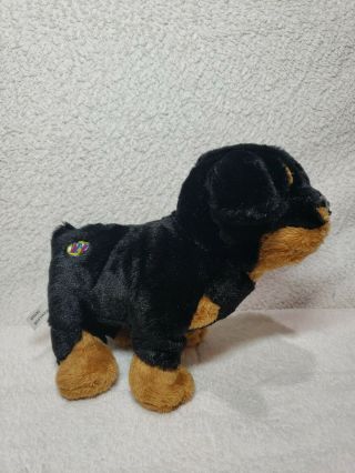 Ganz - Cheektowaga Rottweiler Plush Puppy Dog Black Brown