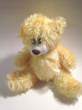 Luxe Sheen Limited Yellow Bear Plush Doll 9 " Tall Stuffed Animal