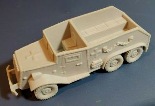 Marx Desert Fox Battleground Playset Waxy Lite Gray German Armored Personnel Car