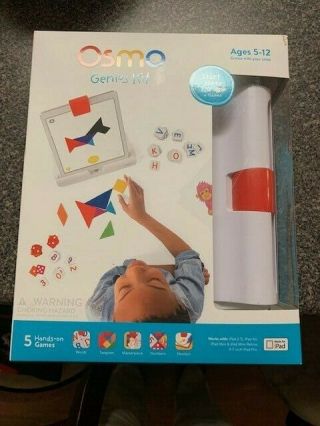 Osmo Genius Kit Base,  Games For Ipad Tangible Play Experience Look