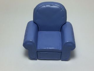 Fisher Price Loving Family Dollhouse Furniture Blue Reclining Chair