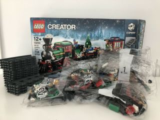 Lego 10254 Winter Holiday Train Christmas Present In Open Box
