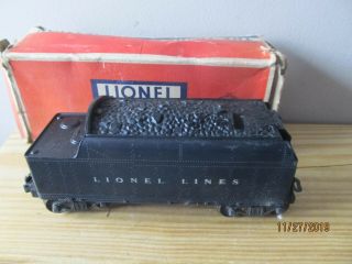 Vintage Post War Lionel Lines 6466w Whistle Tender With The Oriiginal Box