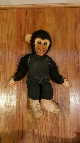 Vintage Rubber Face Monkey Rushton Co.  Zip Zippy The Chimp