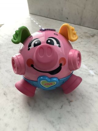 Fisher Price Bumble Ball Pig Baby Toy Pre - Owned