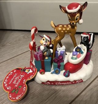 Figurines Set / Ensemble Bambi Noel Disneyland Paris