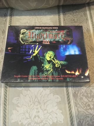 Vintage Nightmare Iii 3 Vhs Video Board Game Anne De Chantraine Witch Halloween