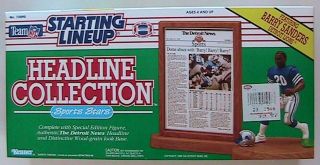 1991 Starting Lineup - Slu - Nfl - Barry Sanders - Detroit Lions - Headline