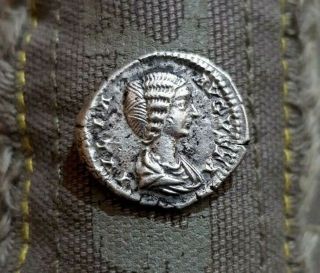 Roman Ancient Silver Denarius Julia Domna (193 - 211)