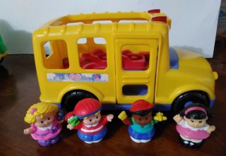 Fisher - Price Little People Yellow School Bus And People