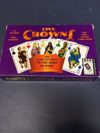 5 Five Crowns Playing Card Game Deck 5 Suit Rummy 100 Complete