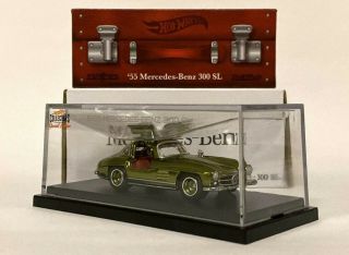 2019 Hot Wheels Rlc Exclusive ‘55 Mercedes - Benz 300 Sl - In Hand - Red Line Club