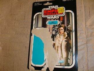 Star Wars Princess Leia Hoth Outfit,  1980,  41 Card Back Only.