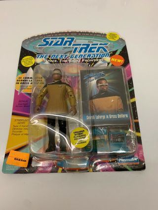 Star Trek Tng 1993 - Lt.  Commander Geordi Laforge In Dress Uniform - Low