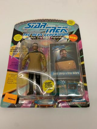 Star Trek TNG 1993 - Lt.  Commander Geordi Laforge in dress uniform - LOW 2