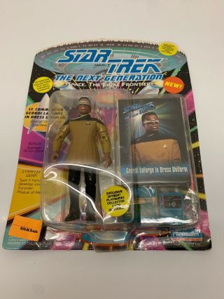 Star Trek TNG 1993 - Lt.  Commander Geordi Laforge in dress uniform - LOW 3