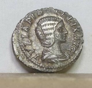 Rome Silver Denarius Of Julia Domina 194 - 211 Ad F/very Fine