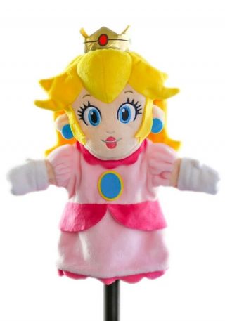 Nwt Mario Brothers Nintendo Princess Peach Hand Puppet
