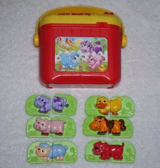 Leap Frog Farm Mash - Up Talking Animal Learning Toy - Complete Set