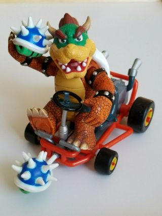1999 Mario Kart 64 Bowser Action Figure Toybiz Video Game Stars Nintendo