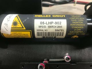 Melles Griot Laser and Power Supply 05 - LHP - 991 and 05 - LPM - 900 - 045,  OPTICS 2