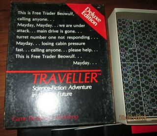 Traveller Deluxe Edition GDW 300 RPG Science Fiction Game Designers Workshop 3