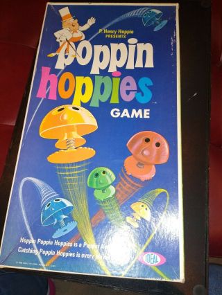 Vintage 1968 Ideal Toy P.  Henry Hoppie Presents Poppin Hoppies Game