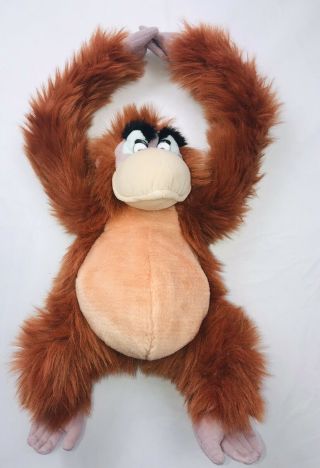 Disney King Louie Orangutan The Jungle Book 14 " Plush W/ Closure Paws