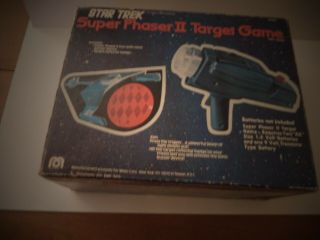 Vintage Star Trek Phaser Ii Target Game W/box 1976