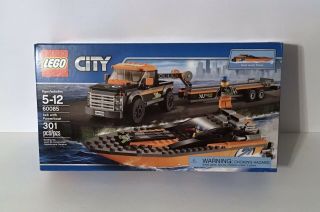 Lego City 4x4 With Powerboat 60085 — Retired - Box Is