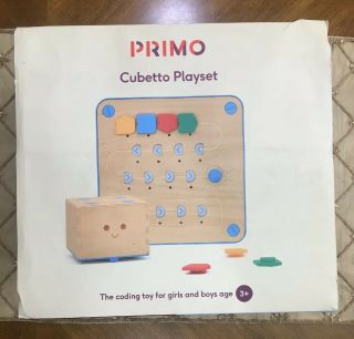 Primo Toys 1 Cubetto Playset Coding Toy In A Open Box