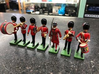 W Britain Metal Toy Soldiers Military Band Players Vintage 1990