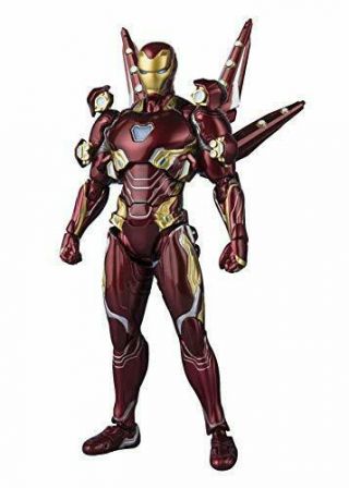S.  H.  Figuarts Iron Man Mark 50 Nano Weapon Set 2 (avengers/end Game) Japan Bandai