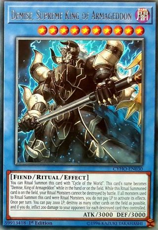 Yugioh Demise & Ruin Ritual Deck Complete 40 - Cards