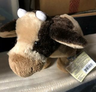 Ganz Webkinz Brown Cow Plush Stuffed Animal Toy (not Sure If Code)