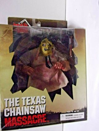 Texas Chainsaw Massacre Leatherface Cinema Of Fear Mezco Action Figure Horror
