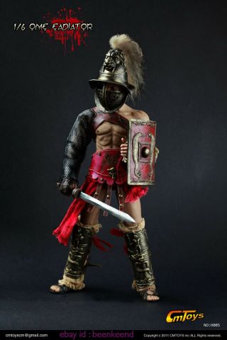 Cmtoys H005 1/6 Spartacus Roman Gladiator Capua Champion Cres Action Toy Model