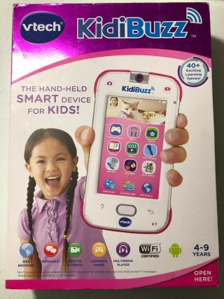 Vtech Kidibuzz Hand - Held Smart Device For Kids - Pink Model 1695