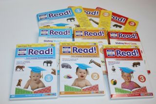 Your Baby Can Read System Levels 1 - 3 Dvds Word Cards Books - Complete Set