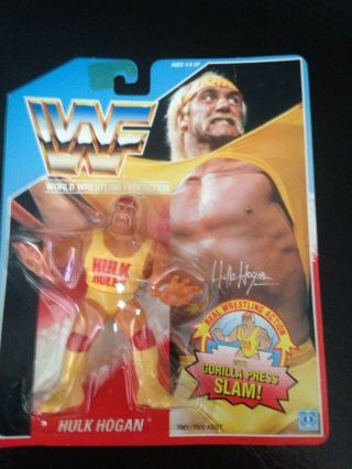 Vintage Wwf 1990 Hasbro Titan Sports Hulk Hogan