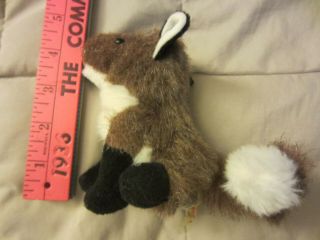 Finger Puppet Folkmanis Mini Red Fox Animal Soft Furry Doll Plush Toy 6 " Euc
