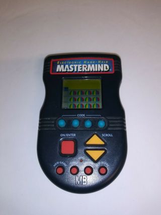 Mastermind 1997 Vintage Hand Held Electronic Game Hasbro Invicta Toys