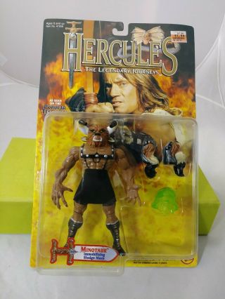 Hercules The Legendary Journeys Minotaur Immobilizing Sludge Mask Action Figure