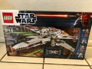 Rare Lego Star Wars X - Wing Starfighter (9493) Never Opened