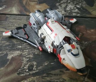 Transformers Armada Jetfire Not Complete Missing Comettor Shuttle Space Jet Dn